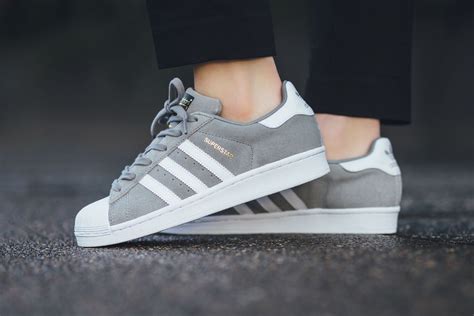 adidas Originals Superstar sneakers in gray 